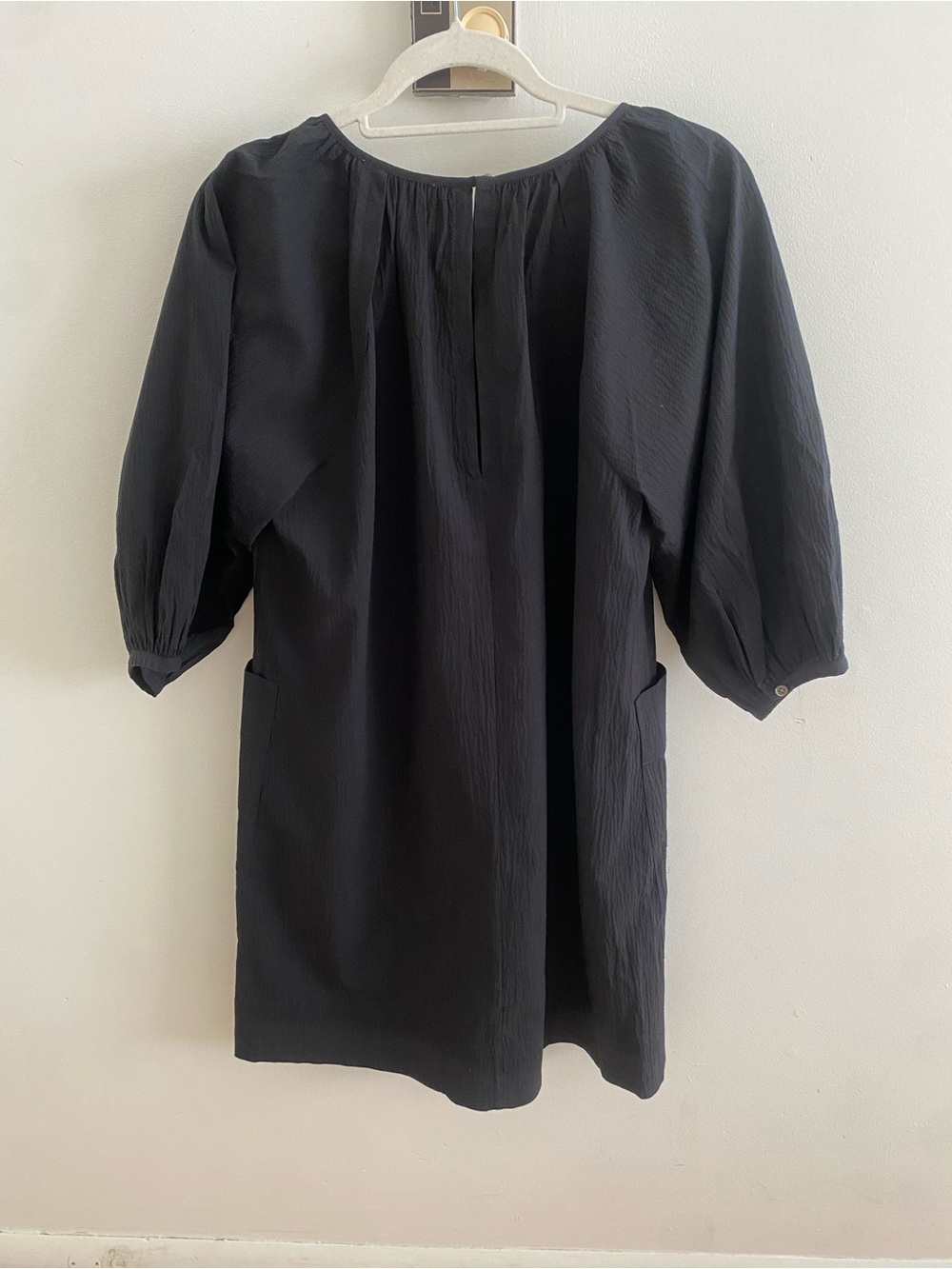 Everlane Puff Sleeve Dress View 3